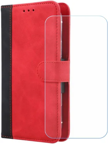Vista 9 de Cover for AGM Note N2 + HD Film Protector - Black-FG