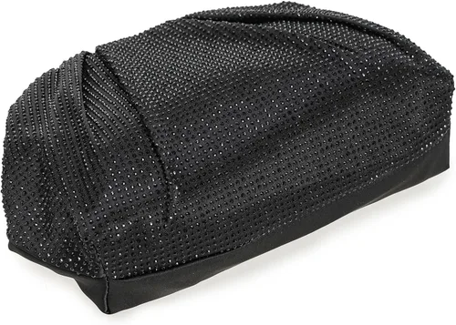 Vista 5 de CHARMING TAILOR Evening Bag Women WeddingPromParty Formal Purse Rhinestone Embellished Frame Satin Clutch