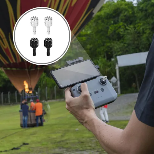 Vista 5 de 4 barras de control de dron, accesorios de repuesto desmontables para dron, accesorios de repuesto compatibles con DJI Mini 3 Pro Drone DJI RC