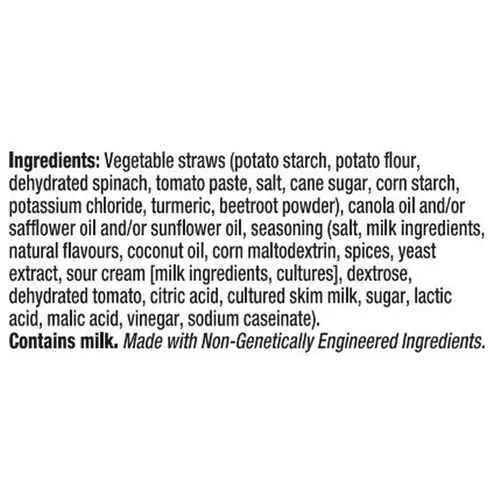 Vista 5 de Sensible Portions Veggie Straws, Zesty Ranch, 120g/4.2 oz. (Importado de Canadá)