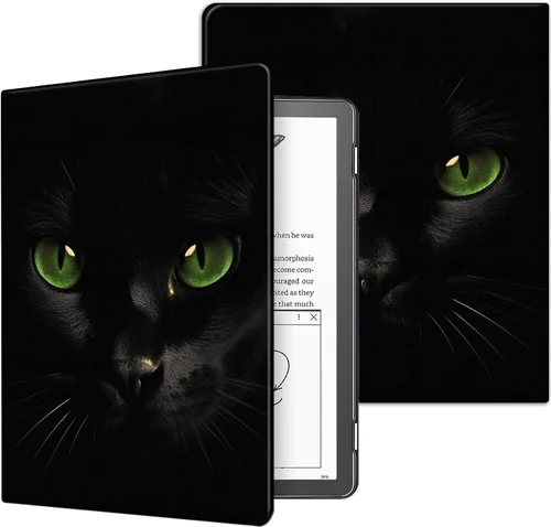 Vista 101 de Funda para Kindle básico de 6 pulgadas (11.ª generación), múltiples ángulos, piel sintética, delgada, con función de encendido y apagado automático