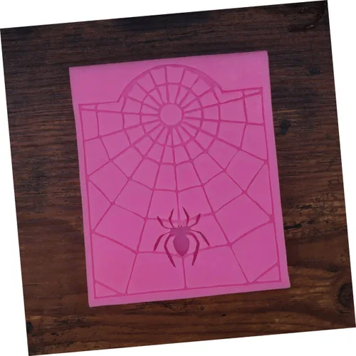 Vista 4 de Amosfun Moldes de resina para decoración de Halloween, plantillas de animales, molde de tela de araña, molde de tela de araña, pastel de azúcar