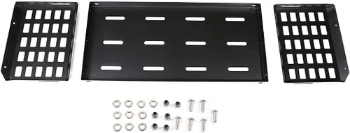 Vista 2 de Soporte de almacenamiento de equipaje de aleación de aluminio para maletero de coche, para Land Rover Defender 110 2020-2022
