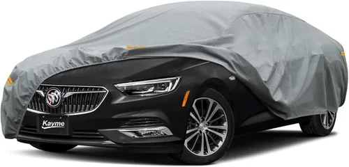 Vista 212 de Kayme Funda de Coche de Servicio Pesado Impermeable para Todo Tipo de Clima, Ajuste Personalizado para Tesla Model S, Cubierta Exterior Completa