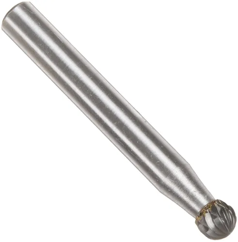 Vista 64 de Drill America SA-1 Rebaba de carburo/lima giratoria cilíndrica de doble corte para amoladora de troquel de 1/4" de diámetro x 5/8" de longitud