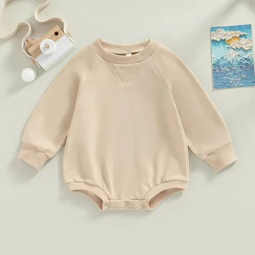 Vista 6 de Engofs Sudadera de manga larga para bebé recién nacido, 0, 3, 6, 12, 18 meses, ropa de otoño e invierno