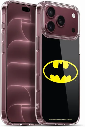 Vista 394 de Head Case Designs Funda de gel con licencia oficial de Batman DC Comics Bat Signal Logos [protección de grado militar] compatible con Apple iPhone 7