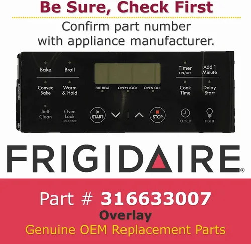 Vista 2 de Frigidaire 316633007 - Superposición original