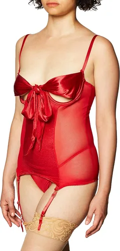 Vista 2 de Seven 'til Midnight Conjunto Merrywidow envuelto para mujer