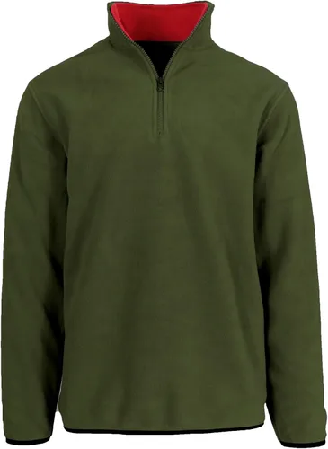Vista 10 de JH DESIGN GROUP Sudadera Pullover Térmica de Forro Polar con Cremallera de un Cuarto para Hombre de Manga Larga Suéter de Peso Medio en 6