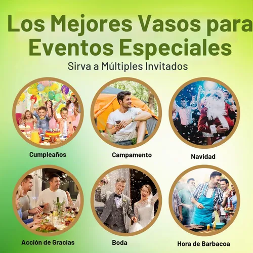 Vista 8 de Vasos de Plástico Transparente Compostables Ecológicos a Base de Plantas de 12 oz, Gruesos, Reutilizables, Desechables para Café Helado