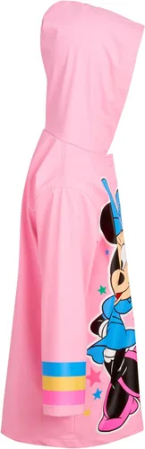 Vista 6 de Disney Girls' Rain Jacket - Slicker Shell Raincoat Minnie Mouse, Frozen Elsa, Anna (2T-7)