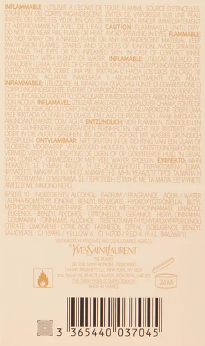 Vista 3 de Yves Saint Laurent La Collection Yvresse Eau de Toilette para mujer, 2.7 onzas