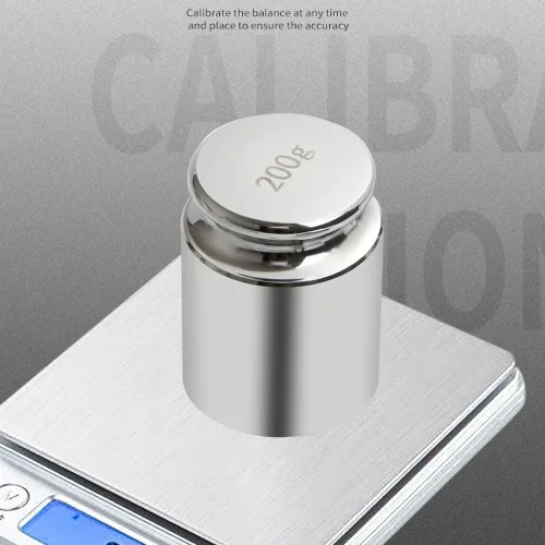 Vista 2 de Pesar Balanzas Calibración Peso,Gramo de Calibración Peso,Balanza de báscula para Balanza Digital (200G)