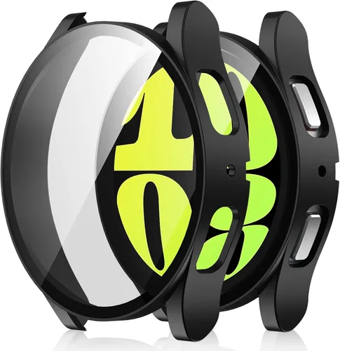 Vista 21 de Amizee Paquete de 2 fundas protectoras de pantalla compatibles con Samsung Galaxy Watch Ultra (2025/2024) de 1.772 pulgadas, con protector de negro