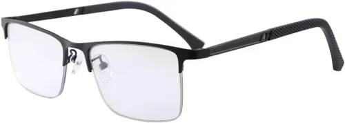 Vista 4 de LJIMI - Gafas de sol de lectura fotocromáticas progresivas multifocal, protección UV, lector solar, lentes de bloqueo de luz azul