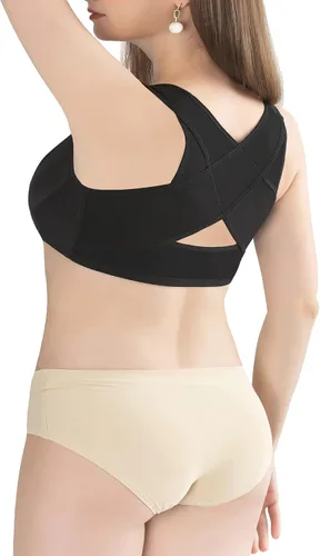 Vista 6 de Soporte para el pecho para mujer, corrector de postura, chaleco moldeador, brasier moldeador, brasier push up, soporte de espalda
