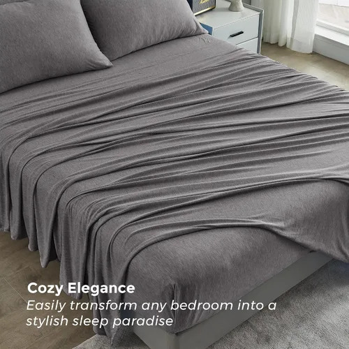 Vista 51 de Pure Bedding Juego de Sábanas Twin - Sábanas de Cama de Microfibra Ultra-Suave 1800 - Doble Cepillado - Bolsillos Profundos - Ajuste Fácil - Extra