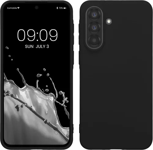 Vista 60 de kwmobile Funda compatible con Samsung Galaxy A12 - Funda protectora de silicona TPU suave y delgada - Azul Báltico