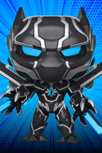 Vista 2 de Funko Mech Strike Monster Hunters Pop! Marvel Black Panther - Cabeza de vinilo exclusiva #995