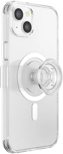 Vista 16 de Funda PopSockets para iPhone 14 con agarre telefónico y deslizador compatible con MagSafe, funda para iPhone 14, compatible con carga inalámbrica