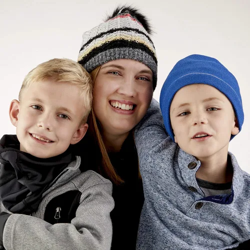 Vista 6 de Women's Recycled Slouchy Knit Hat with Pom