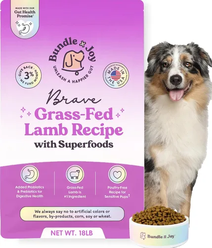 Vista 16 de Bundle x Joy Golden Probiotic - Comida seca para perros con probiótico dorado, pollo, bolsa de 4 lb, croquetas para adultos con pollo libre