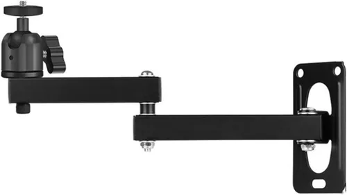 Vista 8 de SUNESA Soporte de proyector universal para montaje en pared, soporte de movimiento completo, rotación de 360 con placa, brazo flexible, soporte