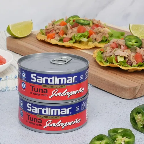 Vista 7 de Sardimar Atún Claro en Trozos (Jalapeño, Paquete de 6)