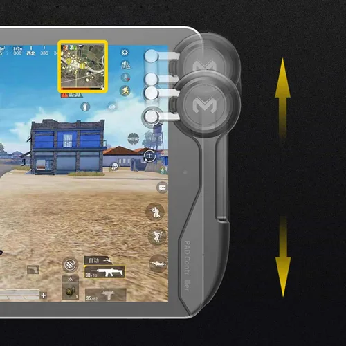 Vista 4 de LICHIFIT Six Finger Game Joystick Trigger Handle L1R1 Shooter Fire Aim Button Gamepad Controller for iPad Tablet PUBG Game Accessories