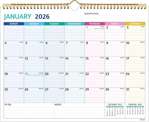 Vista 8 de Calendario de pared 2026-2028 – julio 2026 – junio 2028, calendario de 2 años 2026-2028, 11 x 8.5 pulgadas, calendario 2026 de 24 meses, calendario