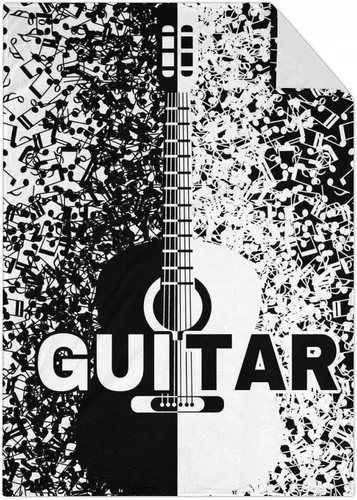 Vista 16 de Mercuryelf Manta de guitarra, suave, mullida y cálida, manta pequeña de 30 x 40 pulgadas para regazo y cuna, regalo para los amantes de la guitarra