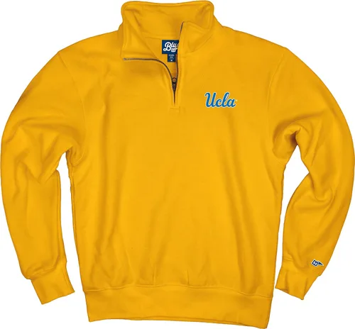 Vista 85 de Blue 84 Sudadera con cremallera de un cuarto para hombre de la NCAA