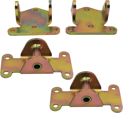 Vista 2 de LOSTAR 4 x Conjunto de montaje de motor sólido compatible con SBC Chevy Frame Mount Rat Rod Hot Street Stock