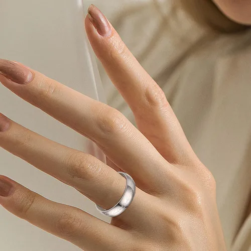 Vista 5 de Godyce Tungsten Rings for Men One Ring Lord of Rings Gifts Fidget Ring Spinner Rings Wedding Bands for Him Memorial Day Anime Cosplay Costume Ring