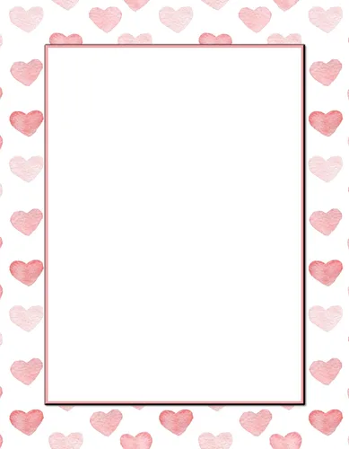 Vista 17 de Corazones horneados Paquete de 25 - Membrete imprimible de 8.5 x 11 pulgadas - Compatible con impresoras láser y de inyección de tinta
