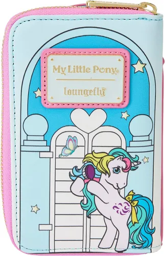 Vista 3 de Loungefly Hasbro My Little Pony - Cartera con cremallera para el 40 aniversario, Multicolor -, Retro Floral