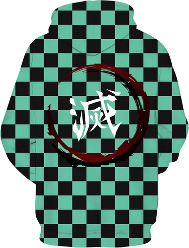 Vista 2 de Sudaderas con capucha de anime, sudadera con estampado 3D, sudadera unisex con estampado de cosplay