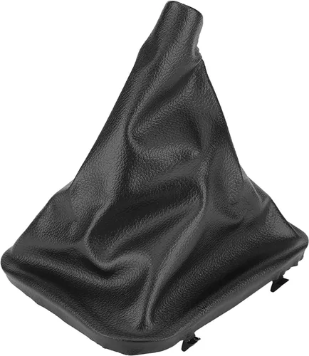 Vista 2 de Funda de palanca de cambios, funda de palanca de cambios manual, cubierta antipolvo, diseño de cuero duradero, ajuste universal, repuesto