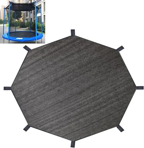 Vista 8 de Cubierta de Sombra para Trampolín, Cubierta de Trampolín para 8FT 10FT 12FT 14FT 16FT Poste Recto Trampolín Redondo Protección Solar, Fácil