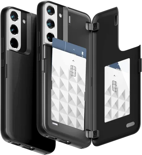 Vista 37 de GOOSPERY Funda tipo cartera para Samsung Galaxy S22 Ultra, [tarjetero] parachoques magnético de puerta con cierre automático, cubierta protectora