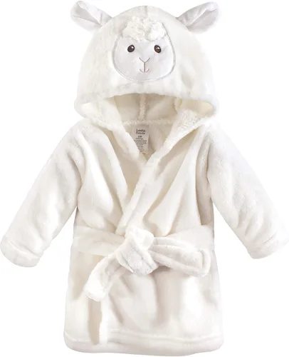 Vista 4 de Luvable Friends - Bata de baño afelpada unisex para bebé Azul