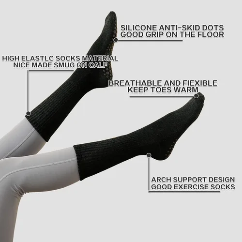 Vista 4 de JCZANXI Womens Yoga Palates Socks