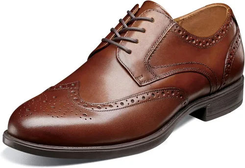 Vista 9 de Florsheim Zapato de vestir Oxford con punta de ala Medfield para hombre Negro