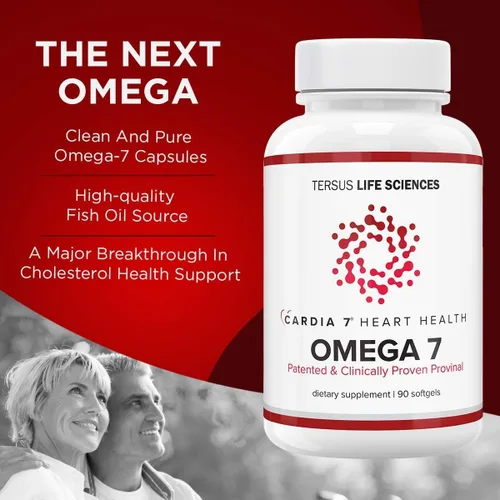 Vista 5 de Heart Health Omega 7 - Contiene ácidos grasos Omega 7 purificados patentados provinales - Sin sabor a pescado ni eructos - 30 unidades de gel suave