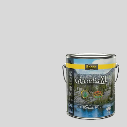 Vista 136 de Rodda Paint CASCADIA XL Pintura e imprimación satinada exterior en uno, cuarto de galón, pimienta de Jamaica