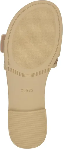 Vista 4 de GUESS Women's Elyze Logotipo dorado/marrón 710