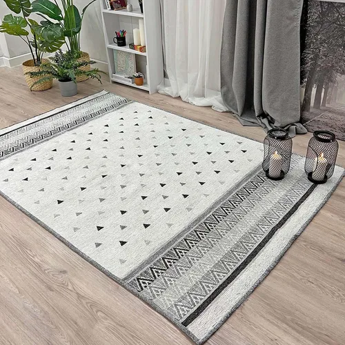 Vista 34 de Alfa Rich 5x8 Alfombras lavables de oro ámbar para sala de estar, dormitorio, cocina, de algodón, aptas para mascotas