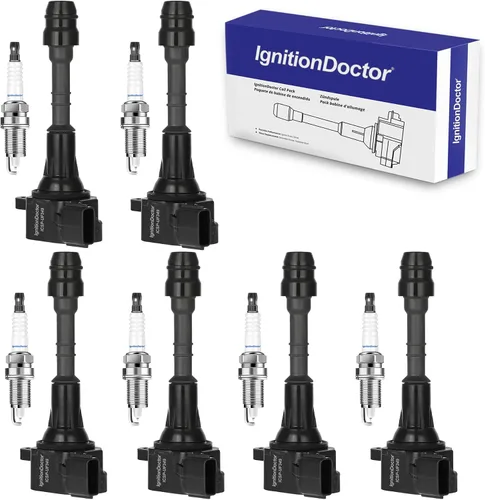 Vista 10 de Bobina de encendido UF267 y bujías, juego de 6 compatibles con V6 3.0 3.3 (1999-2008), Lexus RX300, RX330, ES300 RX400h, Toyota Camry Highlander