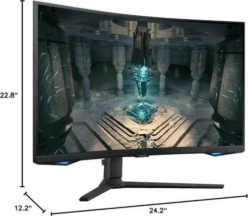 Vista 11 de Samsung Odyssey QHD G65B - Monitor curvo para juegos de 27", 240Hz, 1ms (GTG), HDR 600, Gaming Hub, 1000R, AMD FreeSync Premium Pro, LS27BG652ENXGO